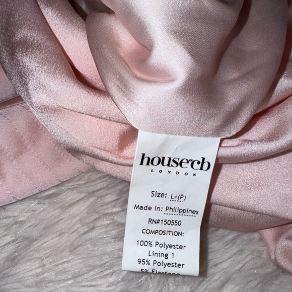 NWOT HOUSE OF CB 'Charmaine' Pink Corset Maxi Dress sz XL plus cup - Picture 6 of 7